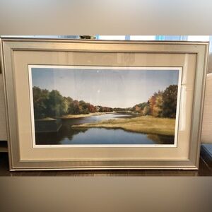 Elizabeth Rickert Marshland A/p Serigraph on paper Pencil Signed by Author